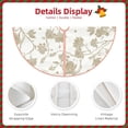 thumbnail image 5 of Kll Vintage Stylized White Color Christmas Tree Skirt 30",Party Decorations Farmhouse For Christmas Decorations Holiday Party, 5 of 8