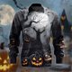 thumbnail image 3 of Camisa amarilla divertida de Halloween 2024 para otoño e invierno, nueva camisa de moda para fiesta de Halloween, camisetas de manga larga para hombre, camisa con botones y temperamento, 3 of 5