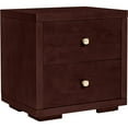 thumbnail image 5 of Camden Isle Wooden 2 Drawer Nightstand in Espresso, 5 of 5