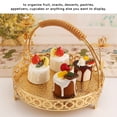 thumbnail image 4 of Bandeja De aleación De Tazón De Frutas Moderna, Europea Y Retro Con , Pastelería Decorativa De Gran Capacidad Pastura De Pastelería Aperzador Siring Siring For Party, 4 of 7