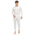 thumbnail image 2 of 2 Piece Thermal Sets for Men, Base Layer Long Johns Underwear, Top & Bottom, Cotton, Solid Colors, 2 of 5