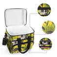 thumbnail image 6 of FORMRS Insulated Cooler Bag 24 Cans Capacity Soft Leakproof Lunch Box with Side Pockets, Yellow Flowers, 6 of 7