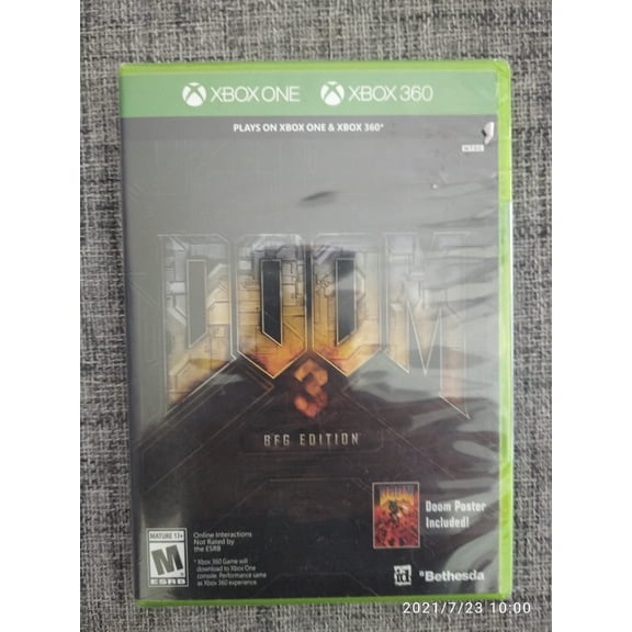 Doom 3 Bfg Edition Bethesda Xbox 360 y para Xbox One
