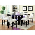 thumbnail image 5 of Bowery Hill Contemporary Wood Black 7 Piece Counter Height LED Dining Set, 5 of 5