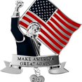 Elysia 2024 Make America Great Again US Flag Christmas Ornament 2024