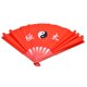 thumbnail image 3 of Abanico Plegable de Bambú, Ventilador de Bambú de Arte Chino Plegable Fan de Kung Fu Abanico de Tai Chi para Mano para Práctica de Artes Marciales(Costilla Roja) Fan de tai Spptty equipo de deporte, 3 of 8