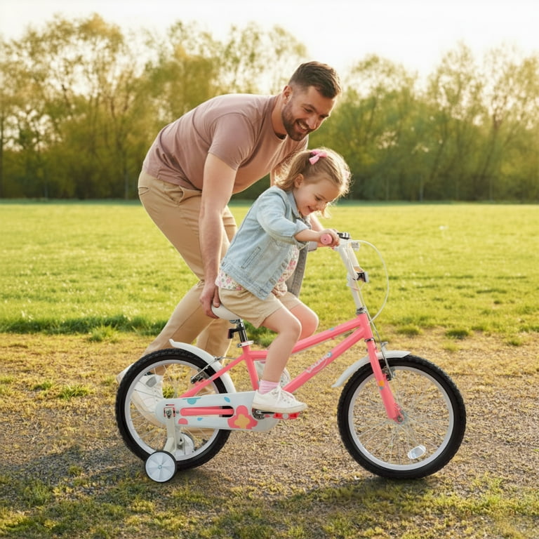 Ktaxon Bike, 18 Inch Bicycle with Training Wheels and Kickstand