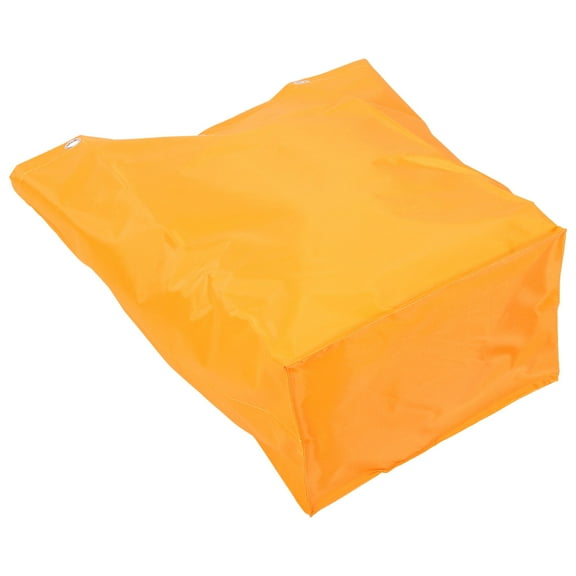 HONMEET Reusable Canvas Janitorial Bag for Housekeeping Carts Yellow