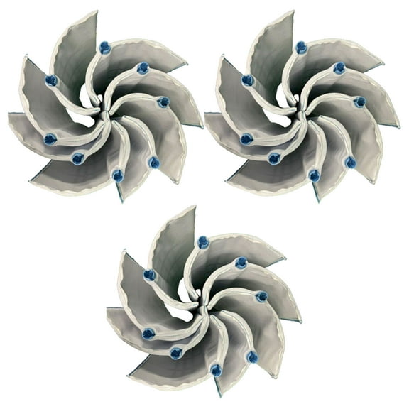 Hurricane 48 Sq ft DE Grid Filter Replacement with 7 Full Grids & 1 Partial Grid, 3 Pack