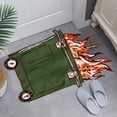 thumbnail image 3 of asddcavvf Carpet With Floor Shape Interesting Garbage Fire Mat Carpet Welcome Floor Mat Christmas Indoor and Outdoor Bathroom Decoration（The Throw Blanket Cold Throw Blanket Small Kids Rugs, 3 of 5