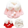 thumbnail image 5 of Infant Baby Girls Winter Coats Warm Newborn Cloak Snowsuit Outerwear Outfit 0-3Y, 5 of 5