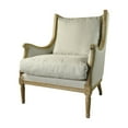 thumbnail image 5 of American Home Classic Warren Chair in Frost Gray Linen (Seat Height is 19"), 5 of 5