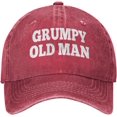 thumbnail image 1 of Grumpy Old Man Hat Women Dad Hats Trendy Cap, 1 of 6