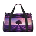 thumbnail image 1 of Easygdp Lavender Field Sunset Bolsa de Gimnasio, Bolsa de Viaje Duffel, Bolsa de Fin de Semana con Compartimentos, Bolsa de Mano para Noche, 1 of 7