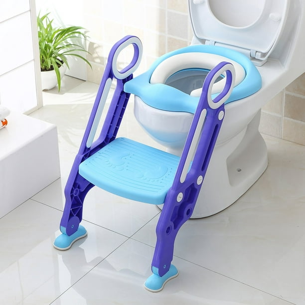 Abattant WC avec siège enfant en forme de D
