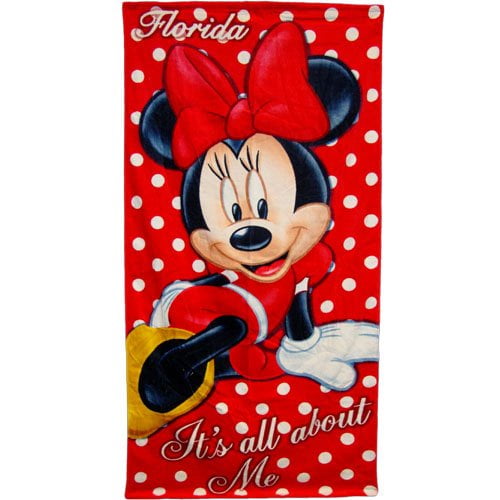 Disney Beach Towel, Minnie Mouse