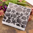 thumbnail image 1 of Conch Shell Print DIY Scrapbook Plastic Relieve Plantilla Carpeta Plantilla Wdftyju Libre de BPA, 1 of 3