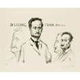 thumbnail image 2 of Lovis Corinth 14x12 Black Ornate Wood Framed Double Matted Museum Art Print Titled: Dr. Ludwig Frank (1914), 2 of 5