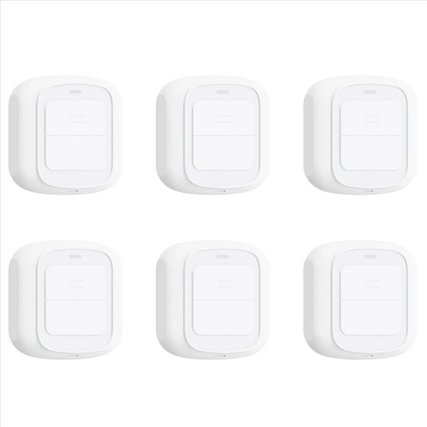 6X Tuya WiFi Botón Escena Interruptor Inalámbrico Luz Inteligente Interruptor de Pared Bajo Consumo de Energía Sin Cableado para un Toque para Ejecutar