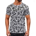 thumbnail image 2 of PNTUTB Summer Men's and Women's Fashion Camouflage Casual Short Sleeve Crew Neck Pullover Loose Comfortable Tops, 2 of 6