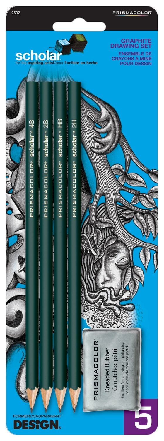 Ensemble de crayons à mine de plomb pour dessiner Scholar de Prismacolor