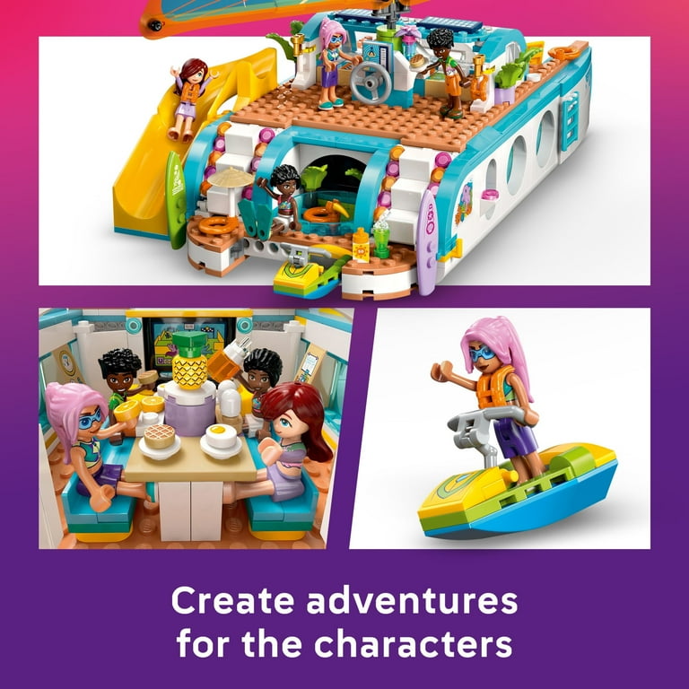 LEGO Friends Travel Boat Adventure Pretend Play Building Toy - Toy