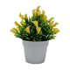 thumbnail image 2 of Matsuzay Bonsái de plantas artificiales, flores y plantas de imitación para interiores o exteriores, flores artificiales ecológicas Decoración amarillo, 2 of 6
