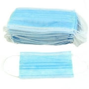 Disposable 3 Layer Face Masks, Disposable Breathable Mouth Ear Mouth Mouth Mask Comfortable Hypoallergenic for Multi-Effect Protection（50pcs ）