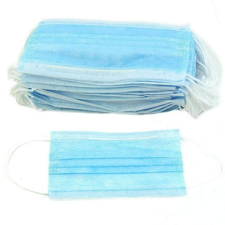 Disposable 3 Layer Face Masks, Disposable Breathable Mouth Ear Mouth Mouth Mask Comfortable Hypoallergenic for Multi-Effect Protection（50pcs ）