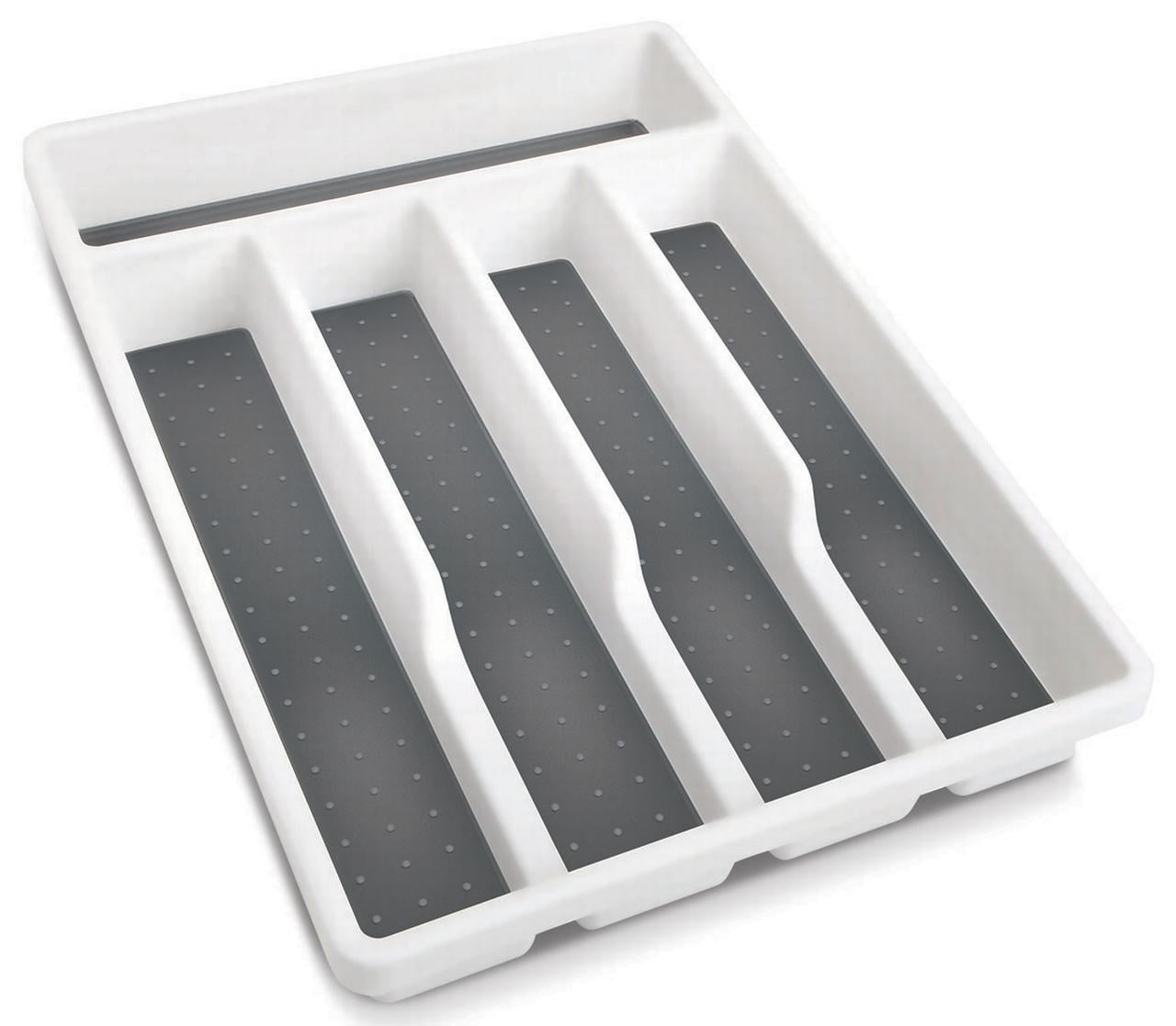 Silverware Organizer Kitchen Storage Tray For Flatware – Cutlery Holder With 5 Compartments Multipurpose Organizer Tray For Kitchen