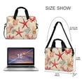 thumbnail image 3 of FORMRS 16" Laptop Sleeve Bag Carrying Case with Handle Travel Shoulder Briefcase, Beige Starfish, 3 of 8