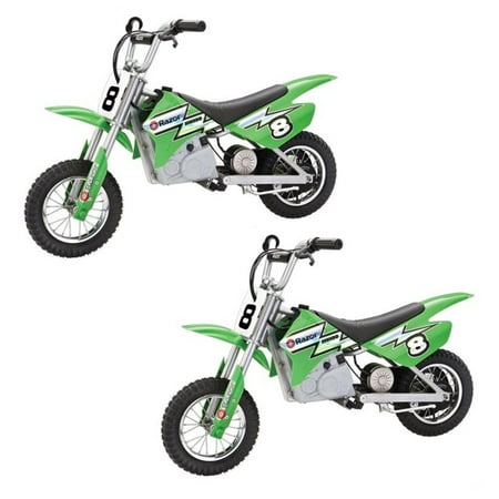 Razor MX400 Dirt Rocket Electric Toy Motocross Motorcycle Bike, Green (2