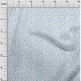 thumbnail image 3 of oneOone Cotton Cambric Medium Blue Fabric Florals Craft Projects Decor Fabric Printed By The Yard 42 Inch Wide, 3 of 4