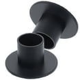 thumbnail image 5 of Sand Black Candlestick 4 Pcs Retro Holder for Desk Metal Stand Table Taper Conical Iron, 5 of 6