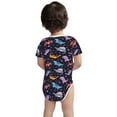 thumbnail image 2 of Rocae Cartoon Dinosaur for Baby Cotton Short-Sleeve Bodysuits for Unisex Onesies Bodysuit-6 Months, 2 of 7