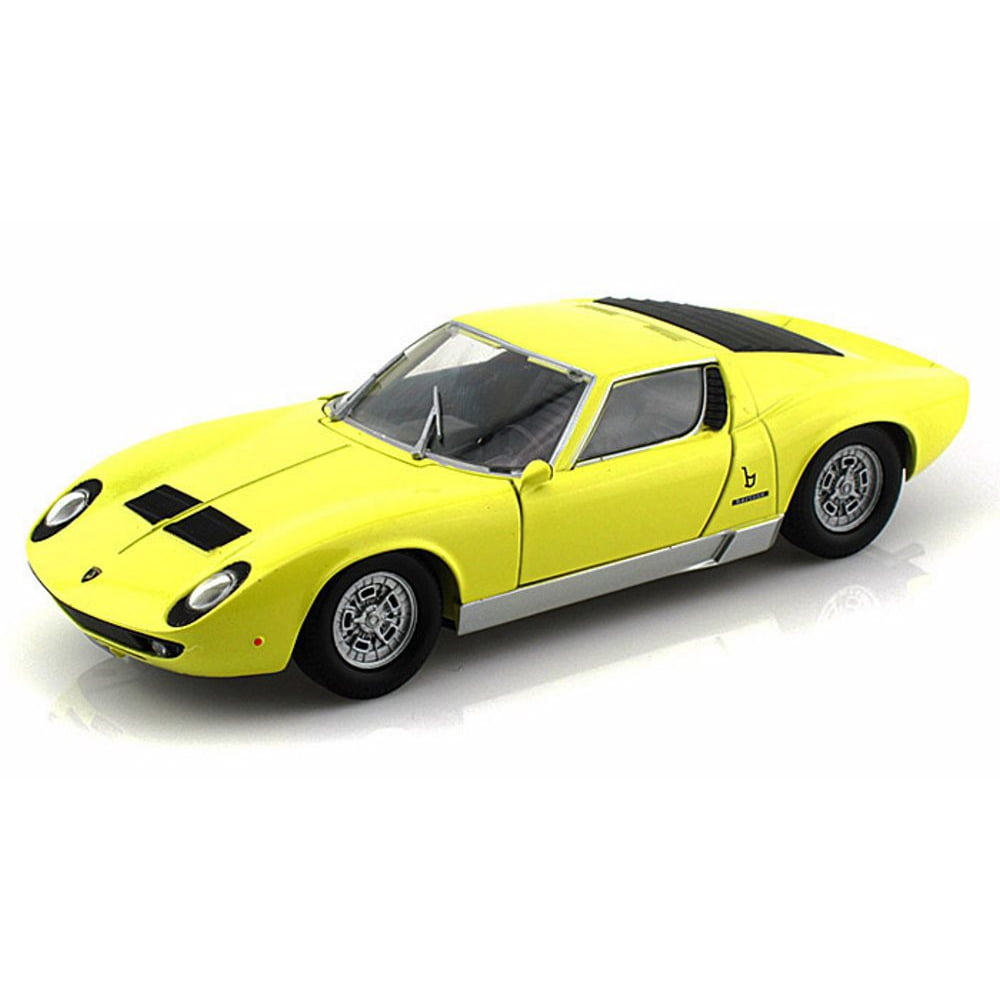 Lamborghini Miura P 400 S, Yellow - Motormax 73368 - 1/24 Scale Diecast