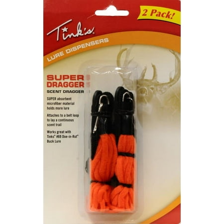 Tink s® Super Scent Dragger Deer Lure Dispensers 2 Pack