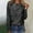 Black, variant on Ayolanni Black Summer Tops for Women Plus Size Long Sleeve Sequin Crew Neck Blouses Casual Blouses for Women