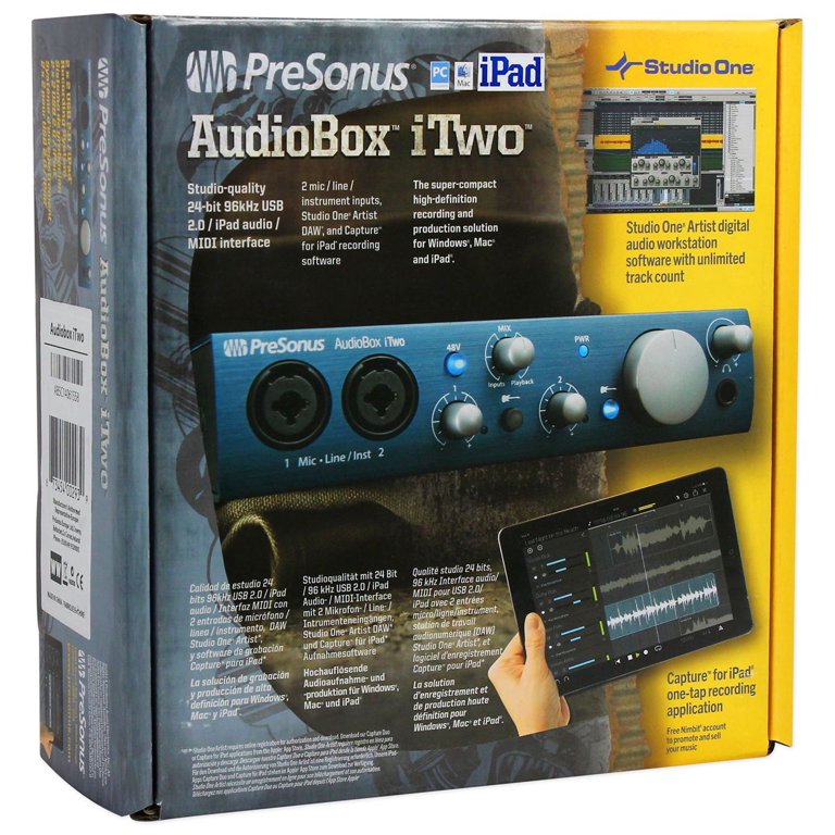 Interfaz de audio Studio USB 2x2 Pa Pro Audio 24bits 2Mic - Audio