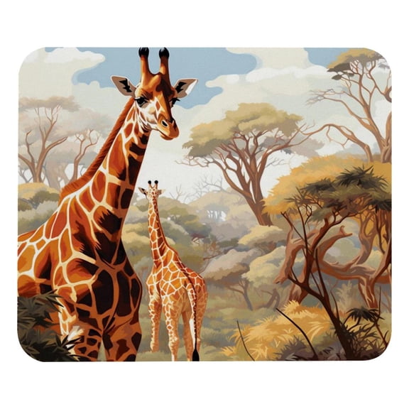 Mouse Pad, Anti-Slip Rubber Mouse-pad for Gaming Office Laptop Computer Men Women Kids, Cute Custom Pattern Mouse Mat, Deer Design