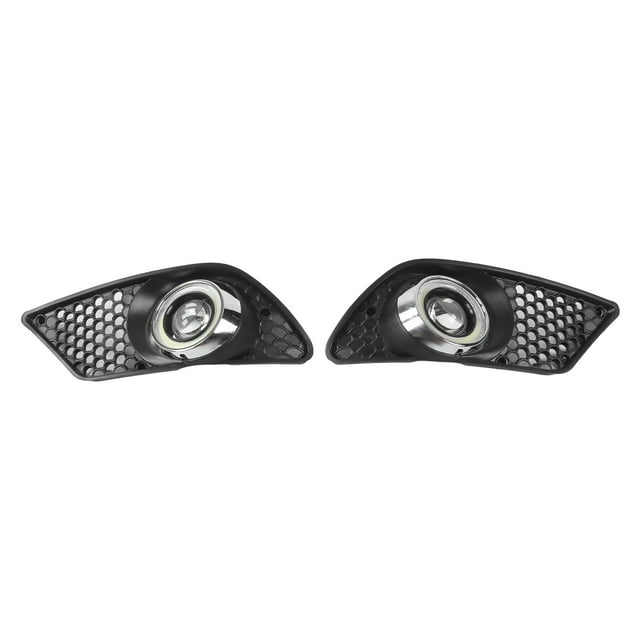 Front Bumper LED Fog Light Grill, 2pcs Noiseless Left Right A2048850353 IP65 Waterproof Replacement For C CLASS W204 2008-2010 For Repair