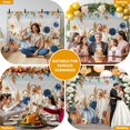 8x6ft Photo Backdrop, Thanksgiving Soft Polyester Backdrop Curtains ...