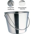 thumbnail image 4 of Indipets Heavy Duty Stainless Steel Dog Pail 6 QT, 4 of 5