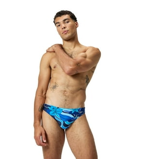 Men's Speedo 7300165 Solar 1 Inch Swim Brief (Heather Grey 32