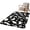 Black, variant on Front Door Mat 15.7"x23.6", Black White Cat Non Slip Backing & Low Profile Doormats, Absorbent Muddy Dirt Trapper Door Mats for Front Back Door Entryway All-Weather Cat Paw Cute Silhouette