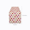 thumbnail image 3 of HongHeng Valentines Day Table Runner Arrow Love Heart Valentines Day Wedding Anniversary Table Decorations Seasonal Kitchen Dining Party Home Decor, 3 of 7