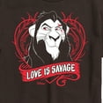 thumbnail image 2 of Disney Villains - Love Is Savage - Men's Short Sleeve Graphic T-Shirt, 2 of 4