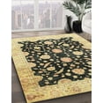 thumbnail image 2 of Ahgly Company Indoor Rectangle Abstract Dark Brown Oriental Area Rugs, 4' x 6', 2 of 6