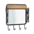 thumbnail image 6 of DecMode Indoor Brown Metal Industrial Wall Hook, 6 of 9