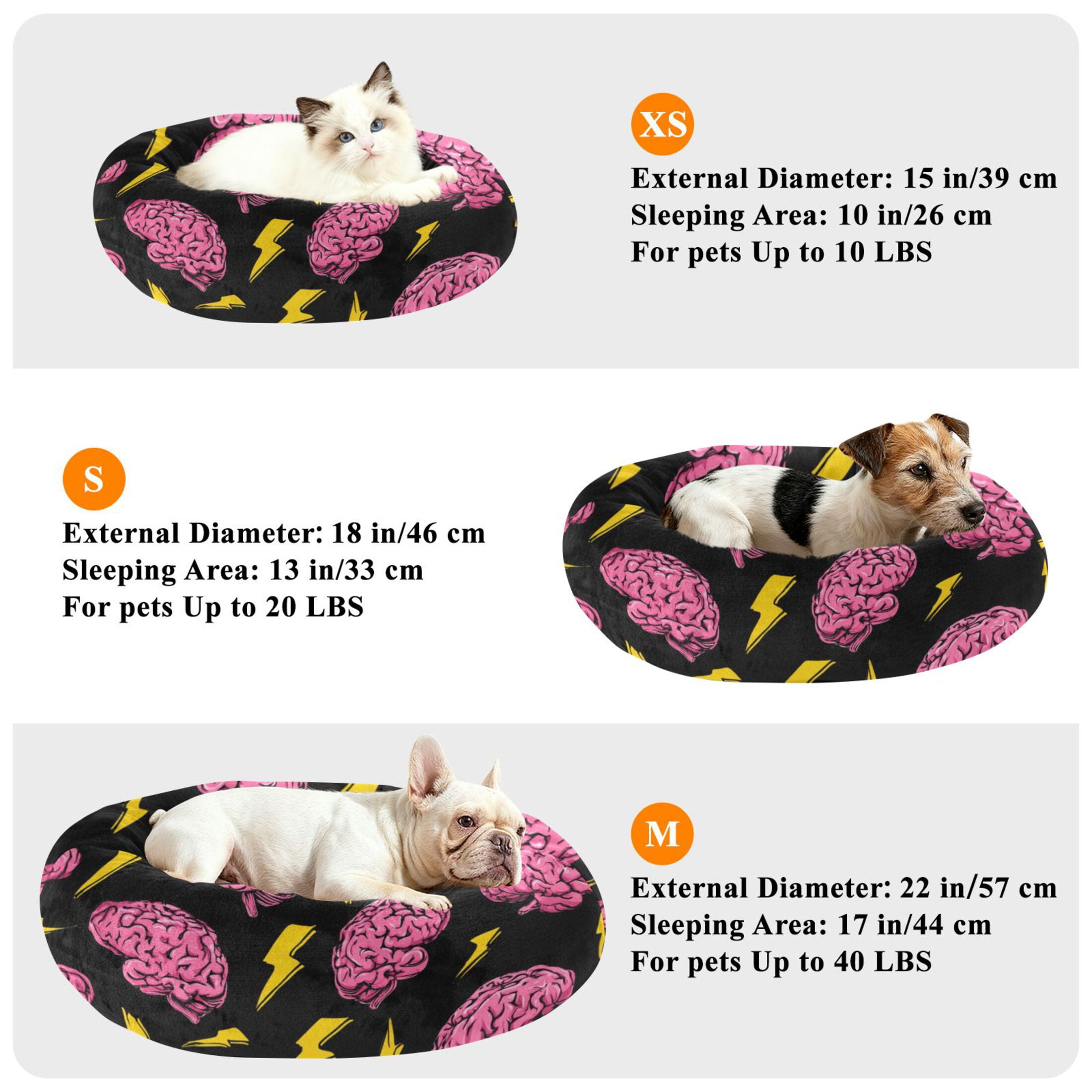 Pet Bed Pet Mat Cozy Removable & Washable Comfort For Cats And Dogs Brains&bolts